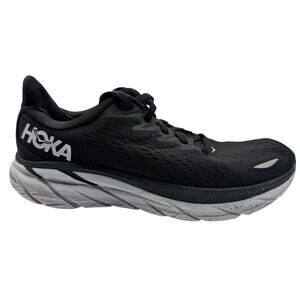 Hoka One One Clifton 8 Women’s Sz 9 Black White Running Shoes Lightweight